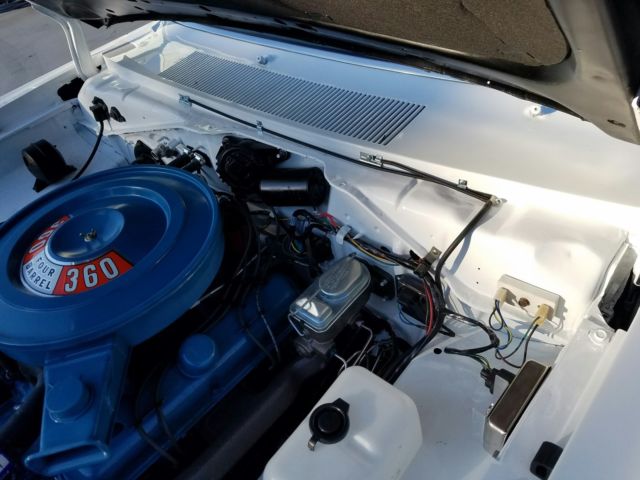 1973 White Dodge Dart Coupe