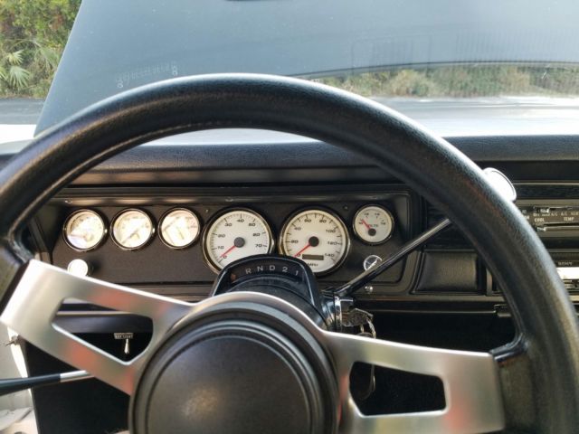 1973 White Dodge Dart Coupe