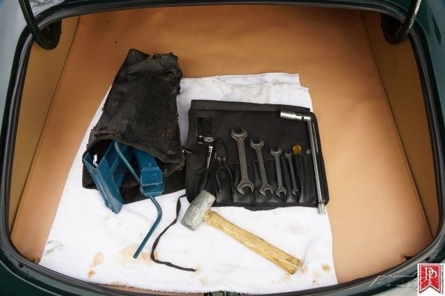 1973 Green Jaguar E-Type Convertible