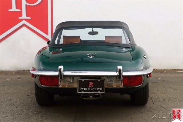 1973 Green Jaguar E-Type Convertible