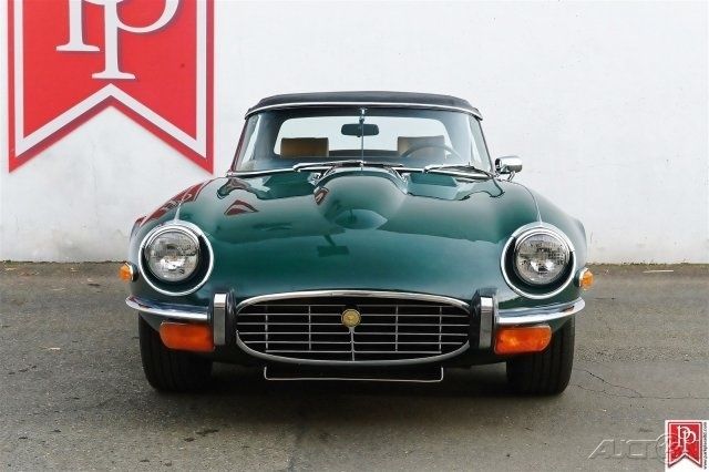 1973 Green Jaguar E-Type Convertible
