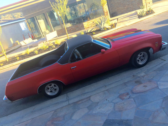 1973 Red Chevrolet El Camino Standard Cab Pickup