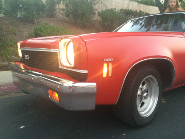 1973 Red Chevrolet El Camino Standard Cab Pickup