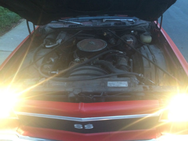 1973 Red Chevrolet El Camino Standard Cab Pickup