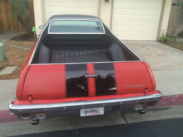 1973 Red Chevrolet El Camino Standard Cab Pickup