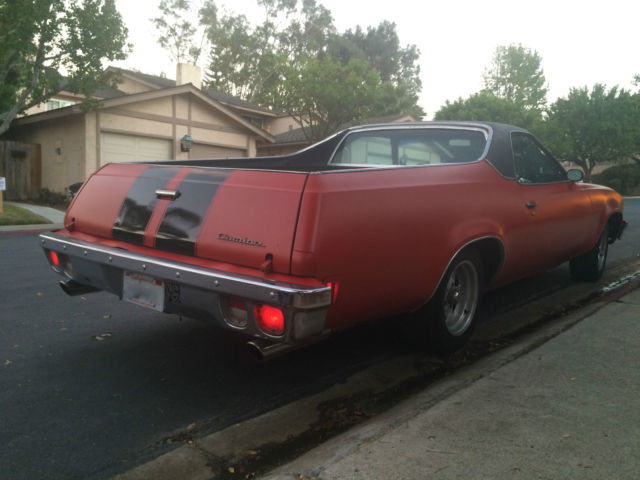 1973 Red Chevrolet El Camino Standard Cab Pickup