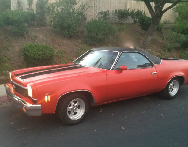 1973 Red Chevrolet El Camino Standard Cab Pickup