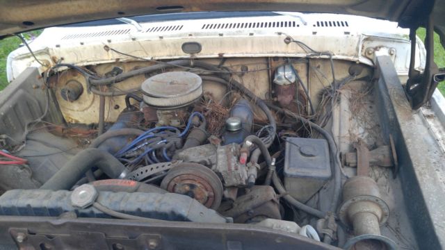 1973 White Ford F-100