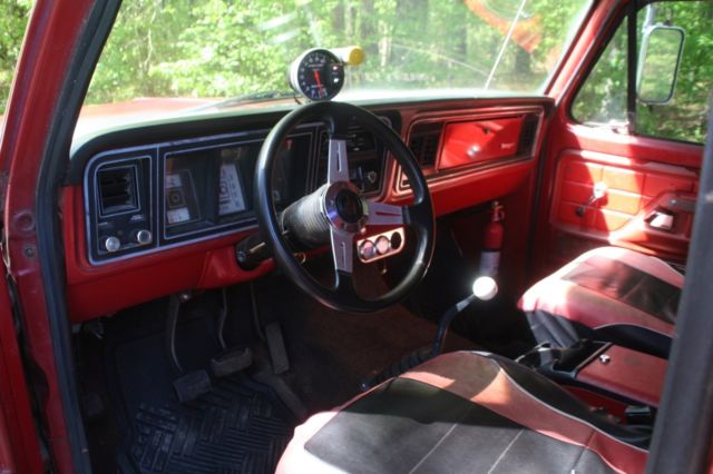 1973 Candy Apple Red Ford F-100 Pick Up