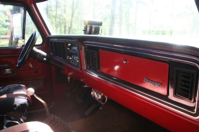 1973 Candy Apple Red Ford F-100 Pick Up