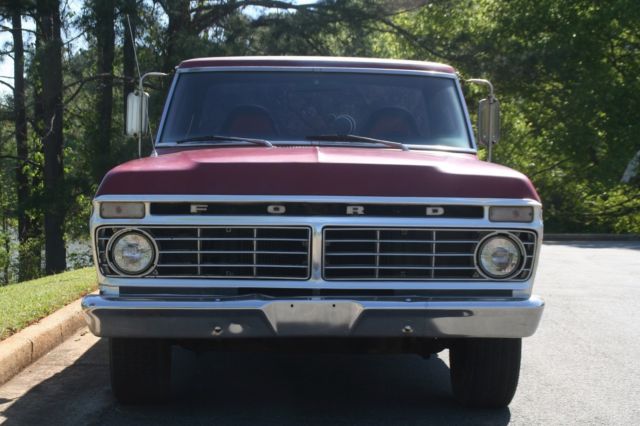 1973 Candy Apple Red Ford F-100 Pick Up