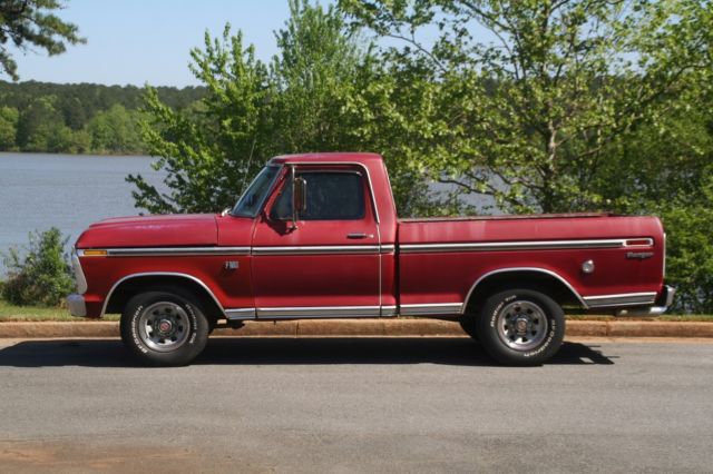 1973 Candy Apple Red Ford F-100 Pick Up