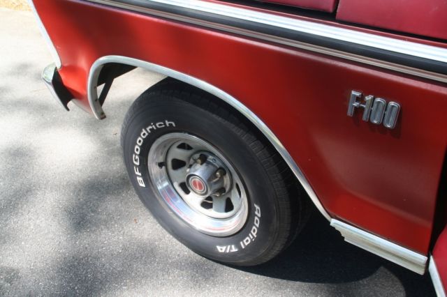 1973 Candy Apple Red Ford F-100 Pick Up