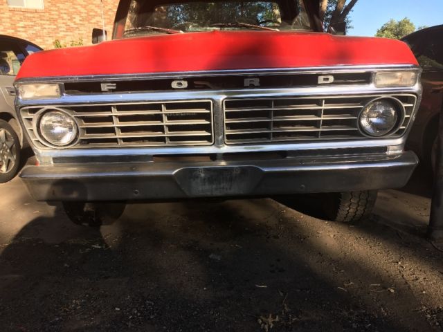 1973 Blue Ford F-250 Standard Cab Pickup