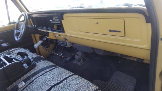 1973 yellow Ford F-250 Pick Up