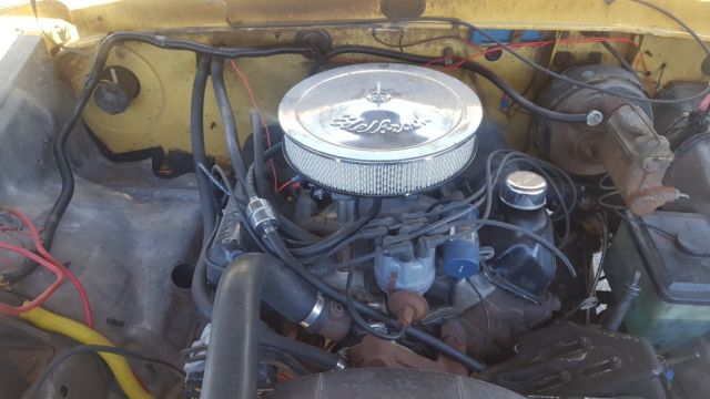 1973 yellow Ford F-250 Pick Up