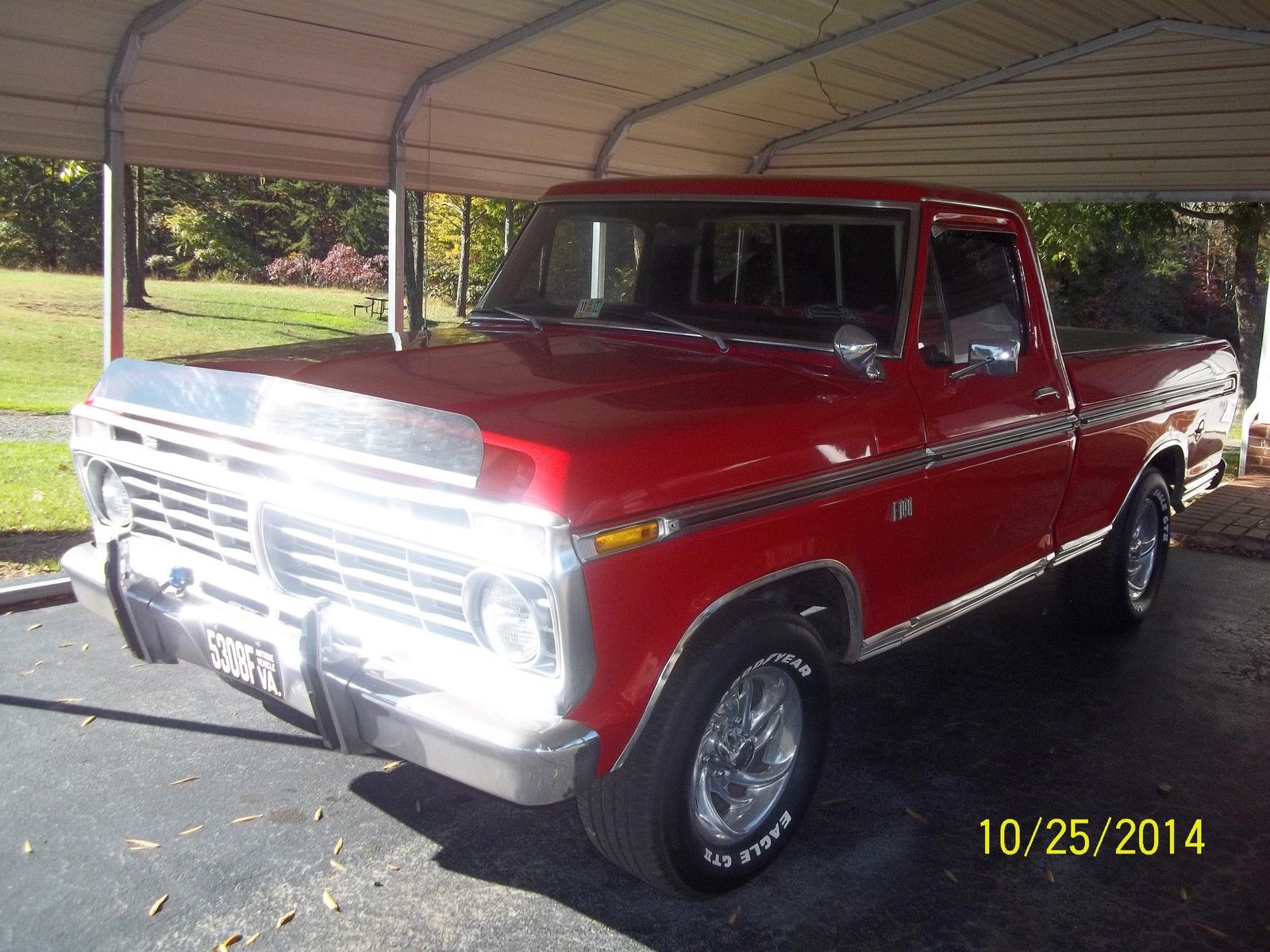1973 Red Ford F-100 F-100