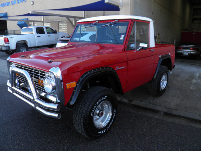 1973 Red Ford Bronco SUV