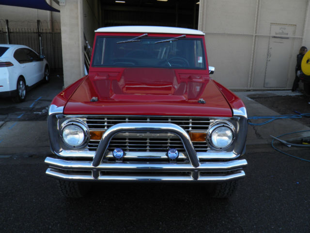 1973 Red Ford Bronco SUV