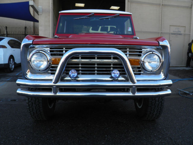 1973 Red Ford Bronco SUV