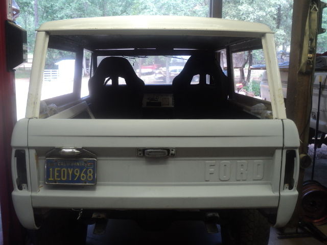 1973 Yellow Ford Bronco SUV