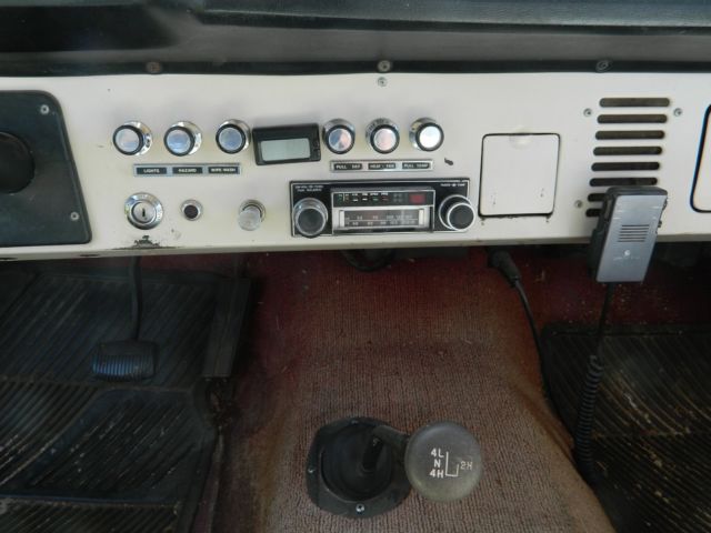 1973 Red Ford Bronco Convertible