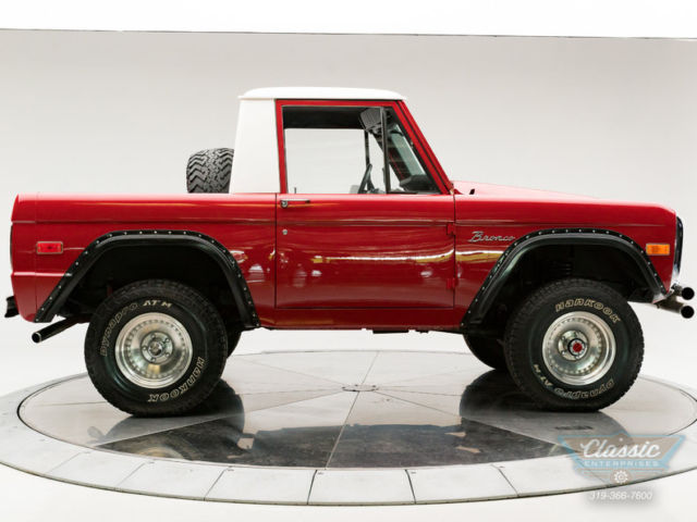 1973 Red Ford Bronco SUV