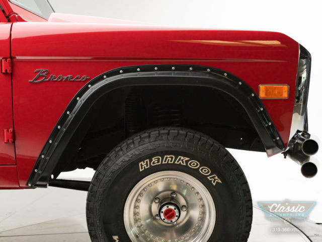 1973 Red Ford Bronco SUV