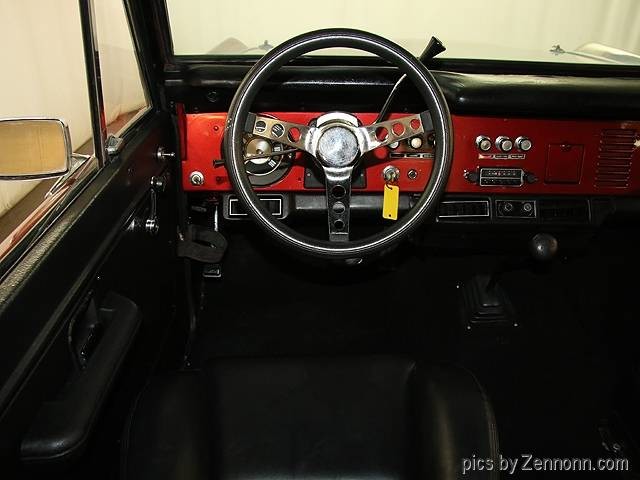 1973 Burgundy Ford Bronco SUV