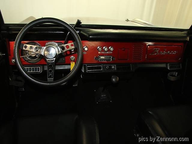 1973 Burgundy Ford Bronco SUV