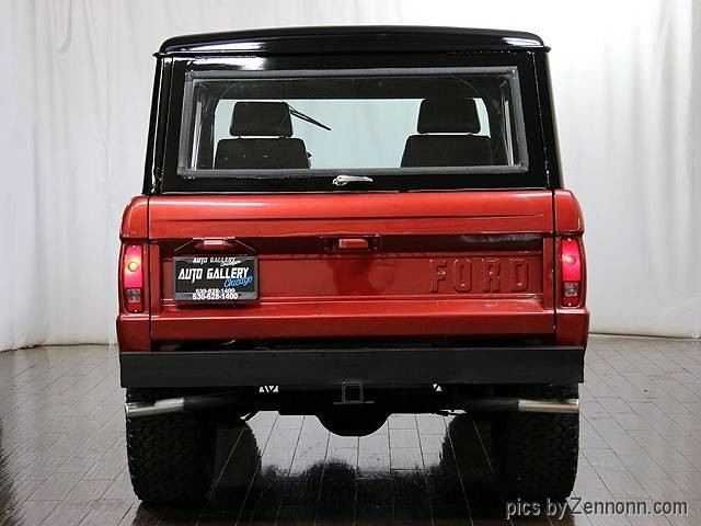 1973 Burgundy Ford Bronco SUV