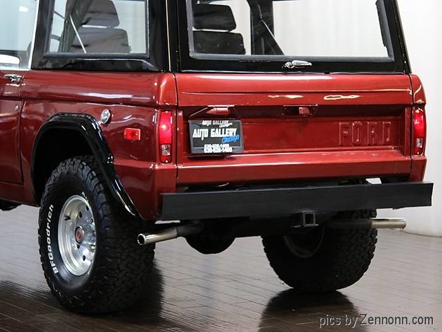 1973 Burgundy Ford Bronco SUV