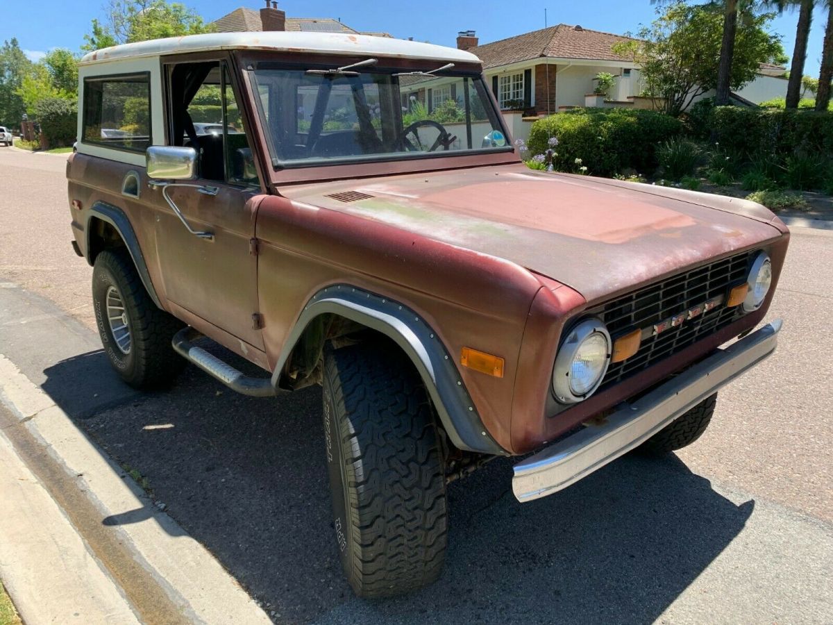1973 Red Ford Bronco Coupe