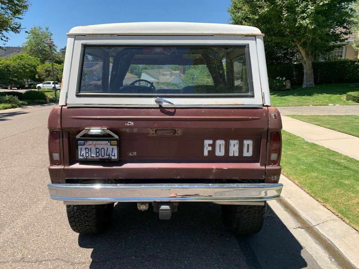 1973 Red Ford Bronco Coupe