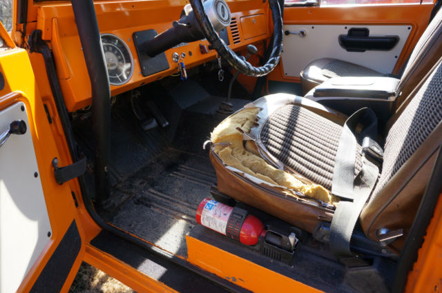 1973 Orange Ford Bronco SUV