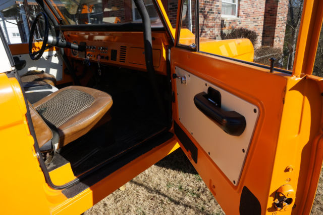 1973 Orange Ford Bronco SUV