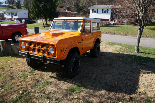 1973 Orange Ford Bronco SUV
