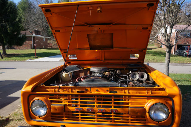 1973 Orange Ford Bronco SUV