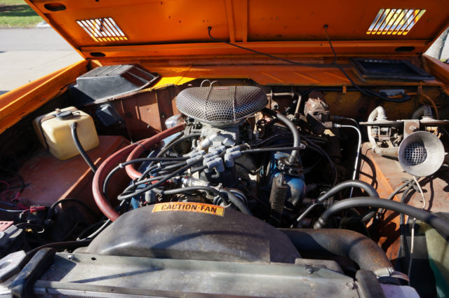 1973 Orange Ford Bronco SUV