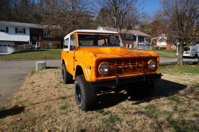 1973 Orange Ford Bronco SUV