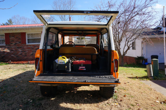 1973 Orange Ford Bronco SUV