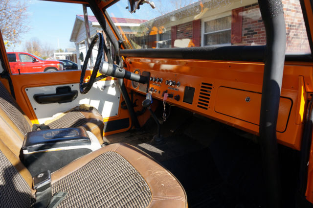 1973 Orange Ford Bronco SUV