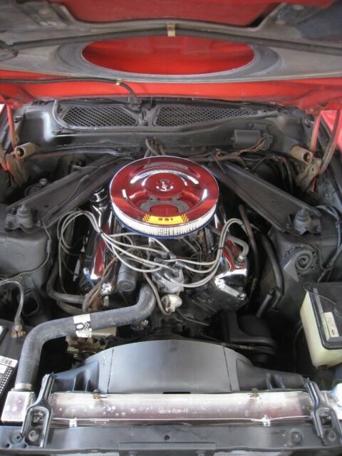 1973 Red Ford Mustang Convertible