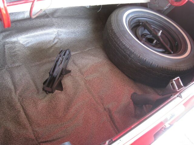 1973 Red Ford Mustang Convertible