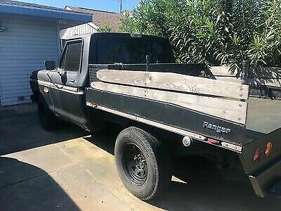 1973 Black Ford F-100 Standard Cab Pickup