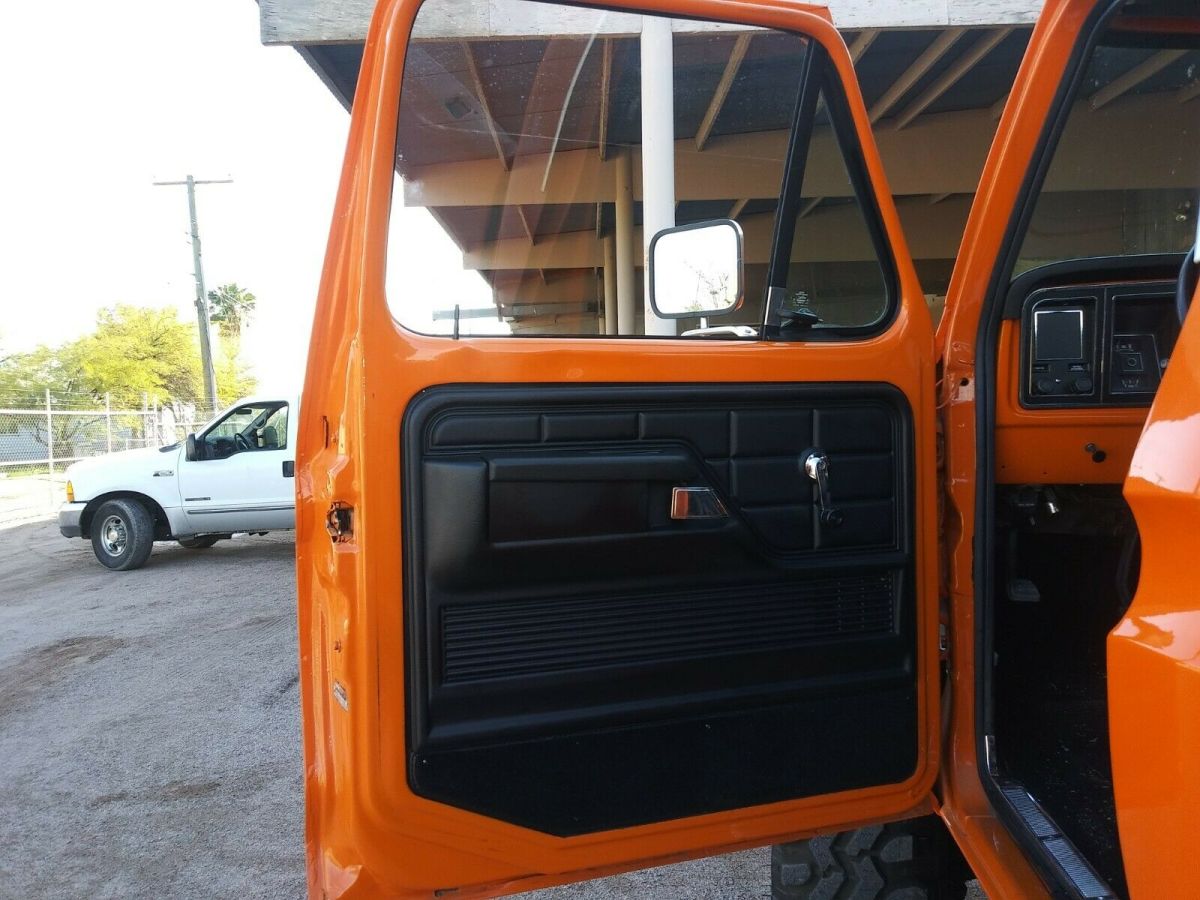 1973 Orange Ford F-100 Standard Cab Pickup