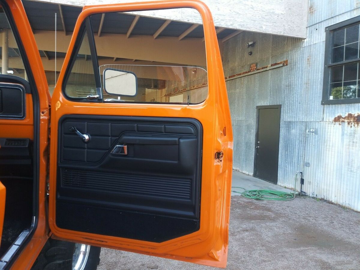 1973 Orange Ford F-100 Standard Cab Pickup