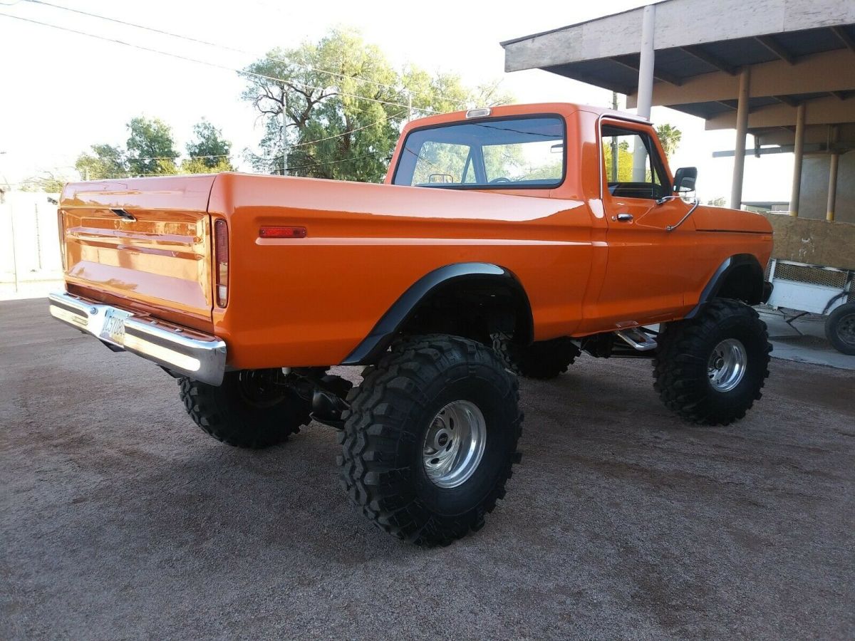 1973 Orange Ford F-100 Standard Cab Pickup