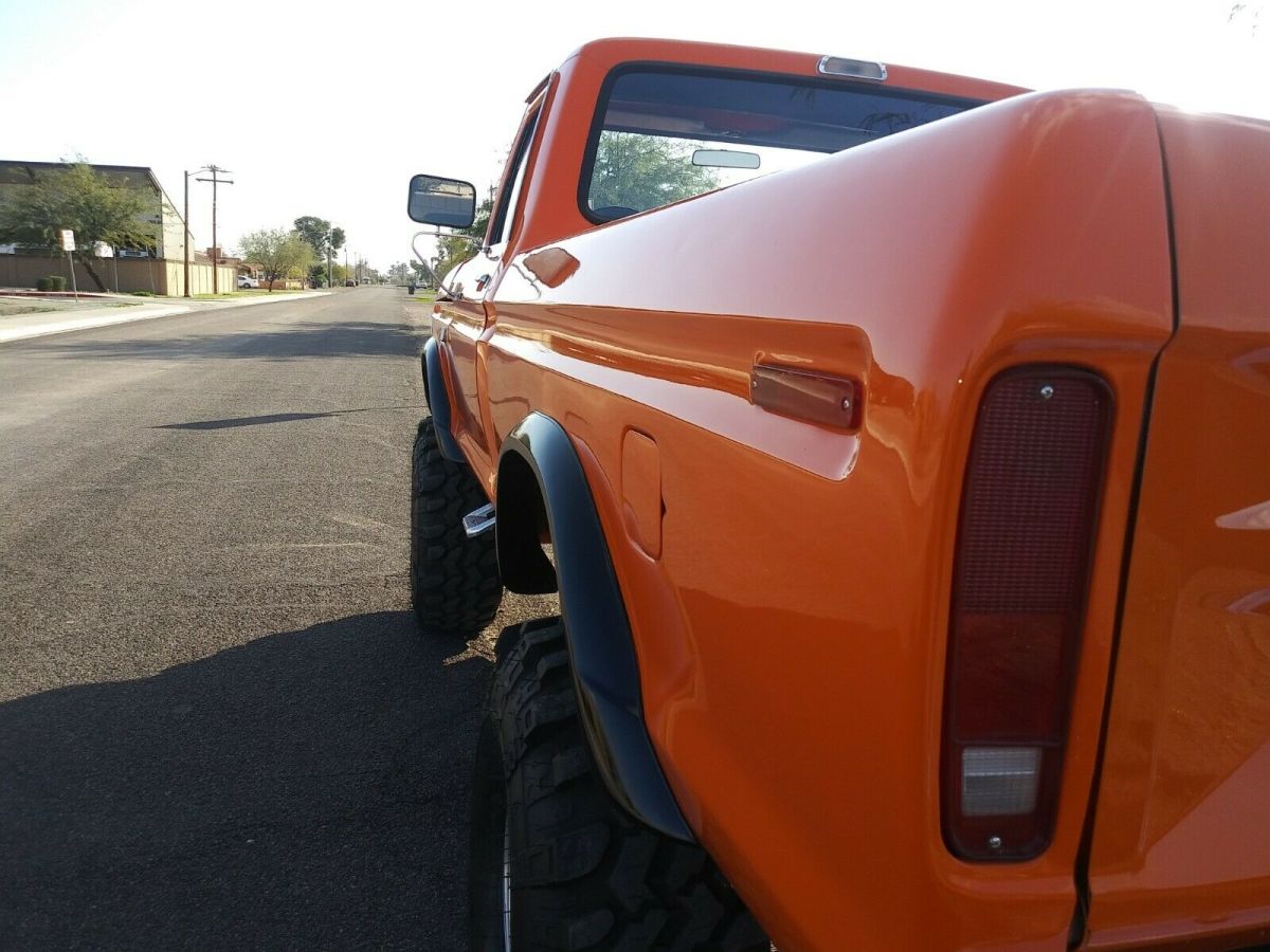 1973 Orange Ford F-100 Standard Cab Pickup
