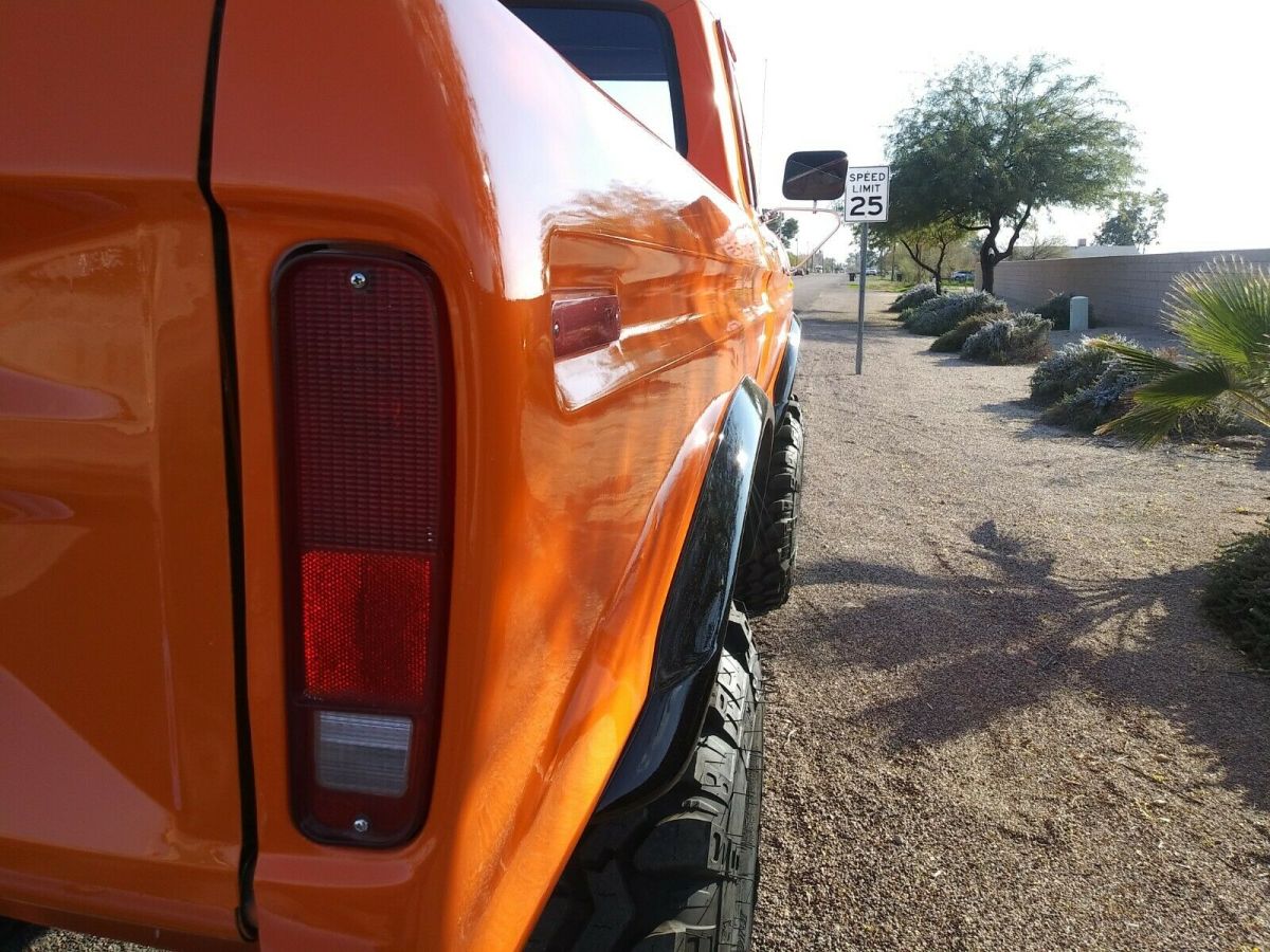 1973 Orange Ford F-100 Standard Cab Pickup